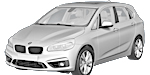 BMW F45 P2B8A Fault Code